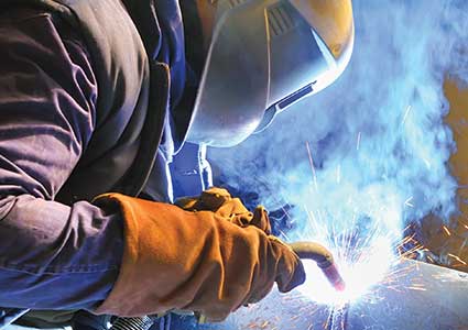 All welded construction